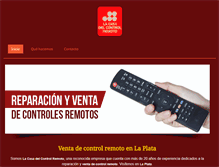 Tablet Screenshot of lacasacontrolremoto.com